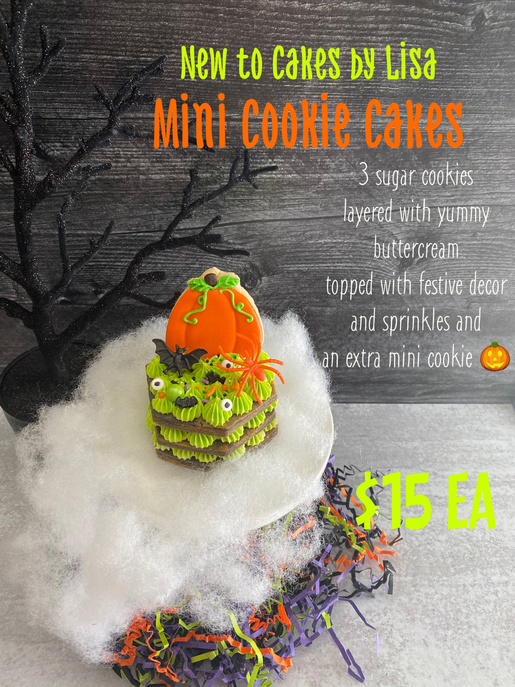 Mini Cookie Cakes